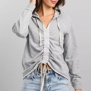 BKE Drawstring Cinch Hoodie